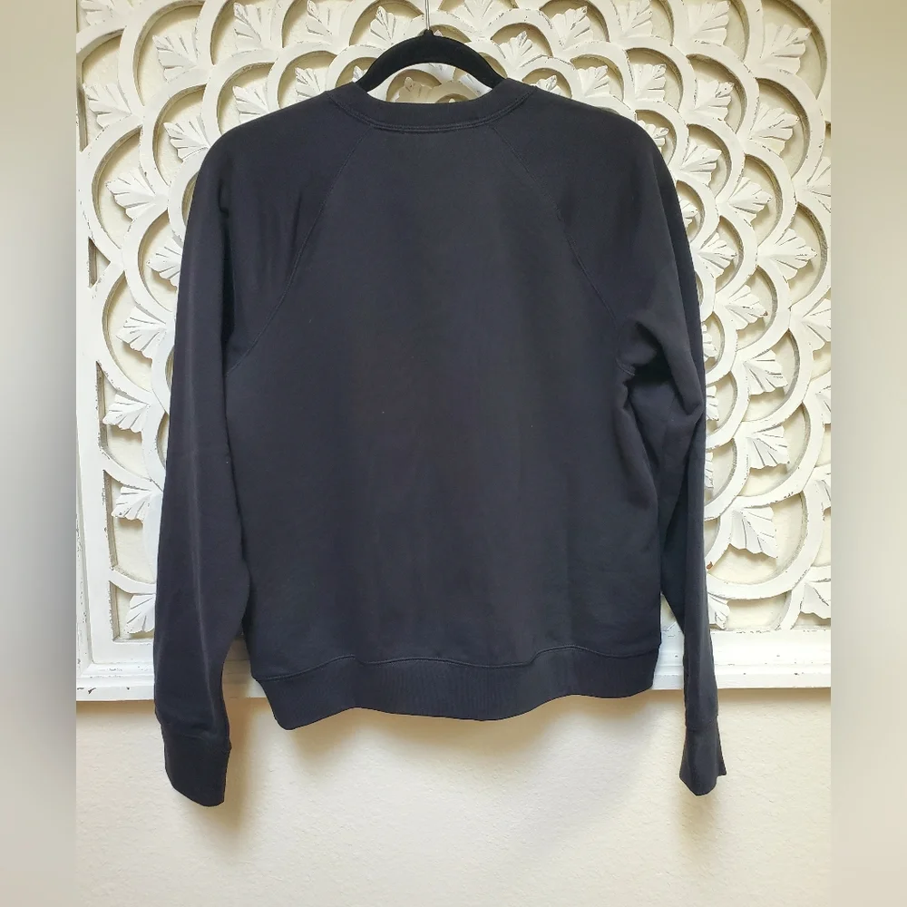 NWOT Everlane 100% Human Heavyweigt Sweatshirt Large Black & White - Picture 6 of 7